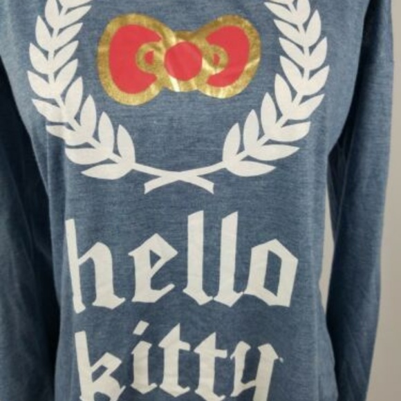 Hello Kitty juniors cold shoulder long sleeve tee - Picture 5 of 6